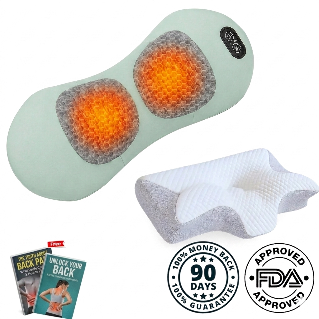 SpinePulse Pro + Cervical & Migraine Pillow