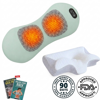 SpinePulse Pro + Cervical & Migraine Pillow
